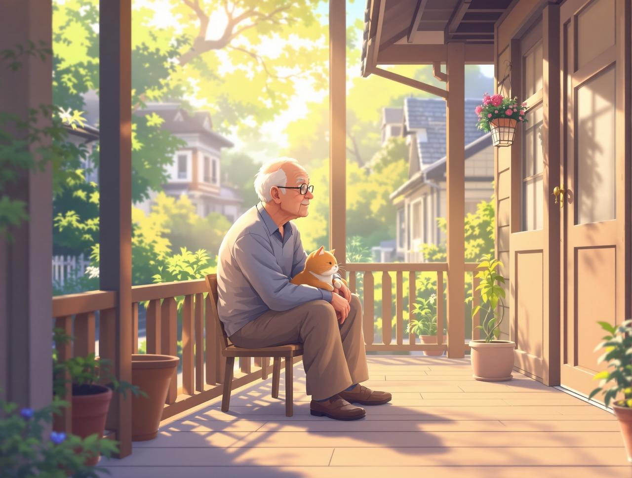 喵咪与老爷爷